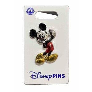 2024 Disney Parks Mickey Mouse Sculpted Metallic Trading Pin